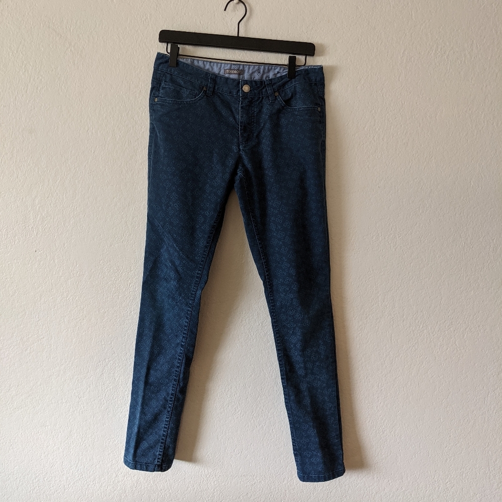 Toad & Co Sylvie Skinny Jean in Diamond Pattern